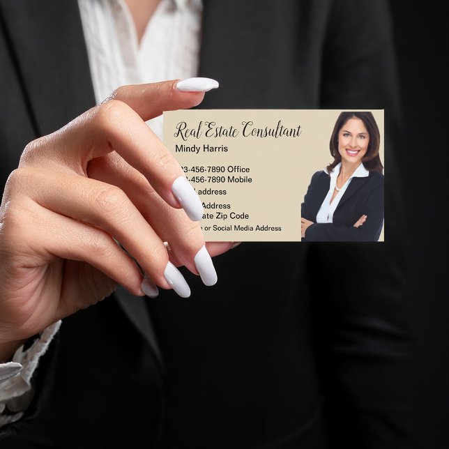 Classy Realtor-Fotovorlage Visitenkarte (Von Creator hochgeladen)