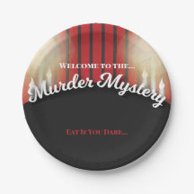 Classy Red and Black Murder Mystery Dinner