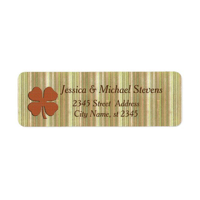 Classy Retro Irish Glück Kleeblatt (Vorne)