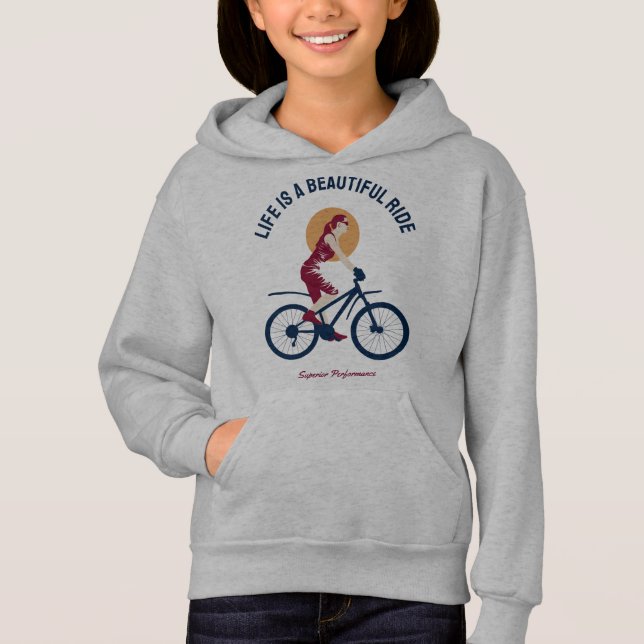 Classy Rider - Das Leben ist ein schöner Ausflug Hoodie (Vorderseite)
