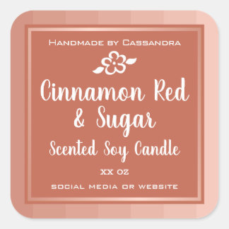 Classy Rose Rose Gold Produit Étiquettes d'emballa