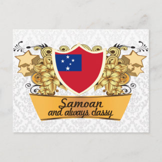 Classy Samoan Postkarte