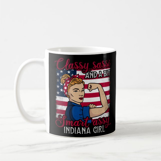 Classy Sassi und ein bisschen Smart Assi Indiana G Kaffeetasse (Links)