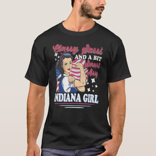 Classy Sassi und ein bisschen Smart Assi Indiana G T-Shirt (Vorderseite)