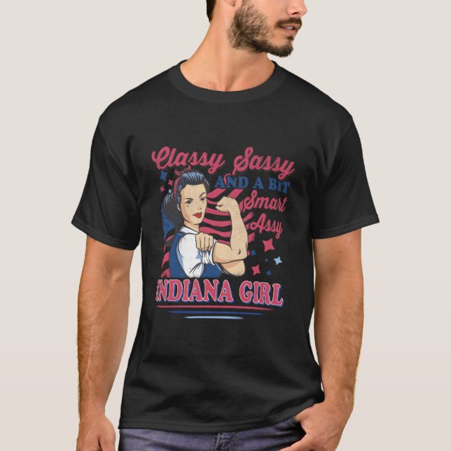 Classy Sassy And A Bit Sm Assy Indiana T-Shirt (Vorderseite)