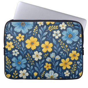 Classy Shabby Chic Französisch Floral Art Muster D Laptopschutzhülle
