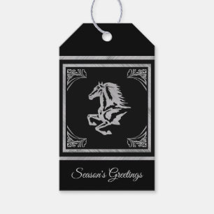 CLASSY SILVER HORSE SILHOUETTE GESCHENKANHÄNGER