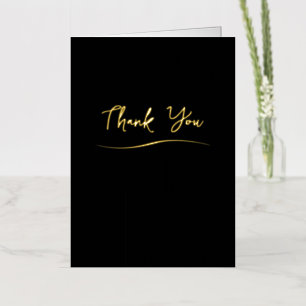 Classy Simple Business Merci Cartes