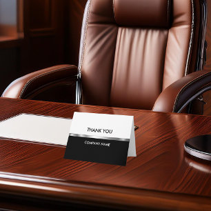 Classy Simple Business Merci Cartes