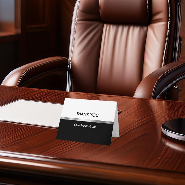 Classy Simple Business Merci Cartes (Créateur téléchargé)