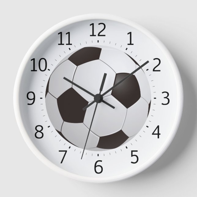 Classy Soccer Ball | Coole Geschenke Uhr (Vorderseite)