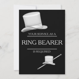 Classy Stylisches Silver Top Hat Ring Bester Einladung