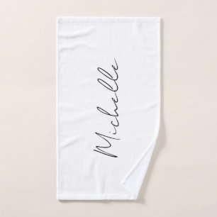 Classy Stylish Script Ihren Namen hinzufügen Handtuch