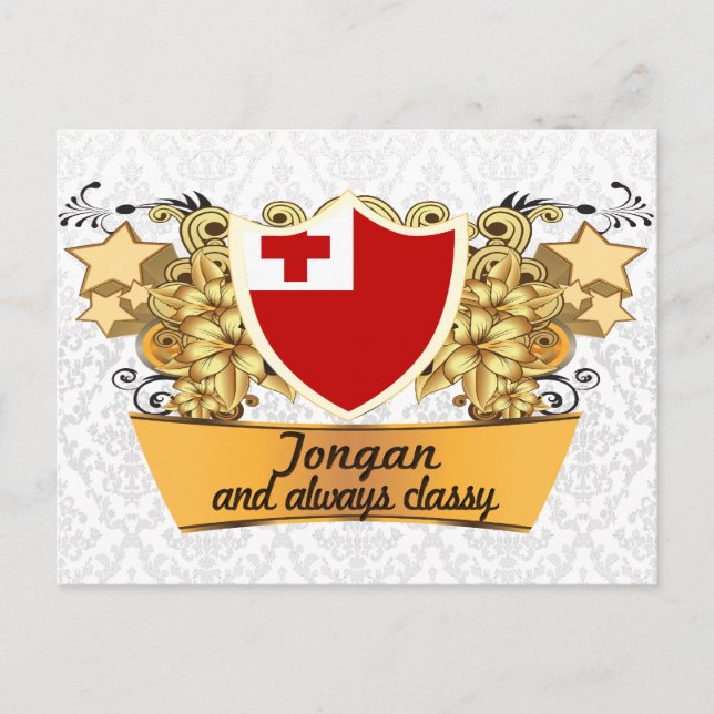Classy Tongan Postkarte (Vorderseite)