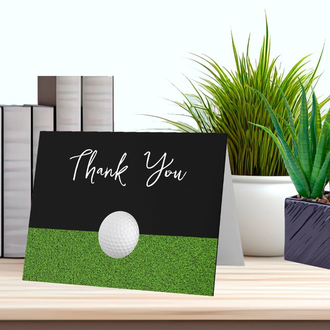 Classy Trendy Golf Business Vielen Dank Karten (Von Creator hochgeladen)
