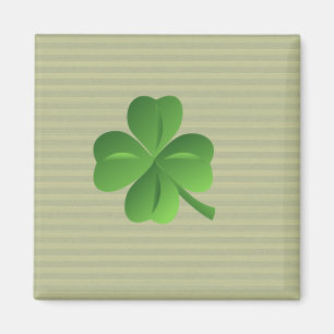 Classy Trendy Irish Lucky Kleeblatt Magnet