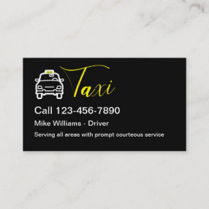 Classy Trendy Taxi Service Visitenkarte