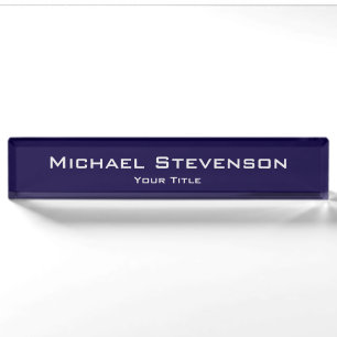 Classy Unique Elegant Standard Desk Namplate Namensplakette