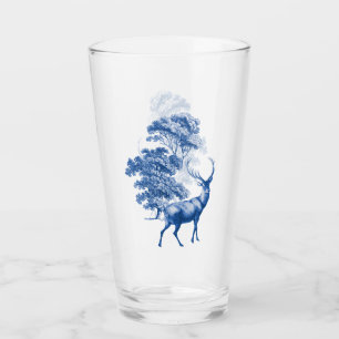 Classy Vintag Blue Toile Dei in Forest Glas