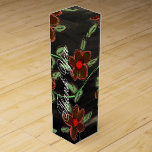 Classy Wine Danke Geschenkboxen Weinbox<br><div class="desc">Ideal für Hochzeiten oder Firmenveranstaltungen. Personalisieren Sie den Dank und Datum Text,  oder Text ist abnehmbar. Schöne Verpackungen für Unternehmen oder Gastgeschenk Hochzeiten. Der schwarze Hintergrund kann auf jede beliebige Farbe personalisiert werden,  um sich mit Ihrer Veranstaltung abzustimmen.</div>