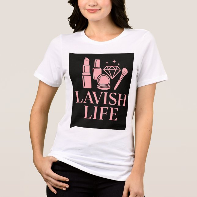 Classy Women's Lavish T-shirt Tri-Blend Shirt (Vorderseite)
