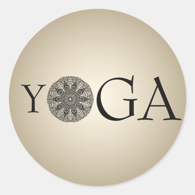 Classy YOGA Sticker (Vorderseite)