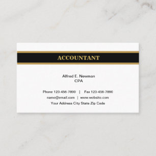 Classys New Accountant CPA Visitenkarte
