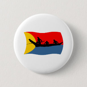 Clatsop-Stammes-Flaggen-Button Button