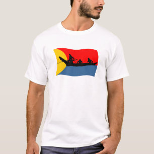 Clatsop-Stammes-Flaggenhemd T-Shirt