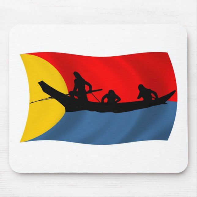 Clatsop-Stammesflagge-Mauspad Mousepad (Vorne)