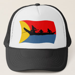 Clatsop-Stammesflaggenmütze Truckerkappe