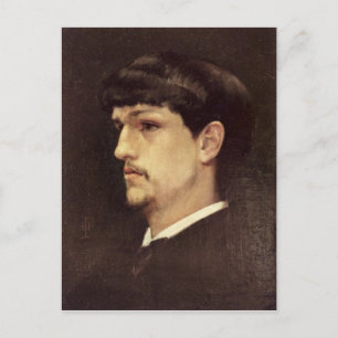 Claude Debussy 1886 Postkarte