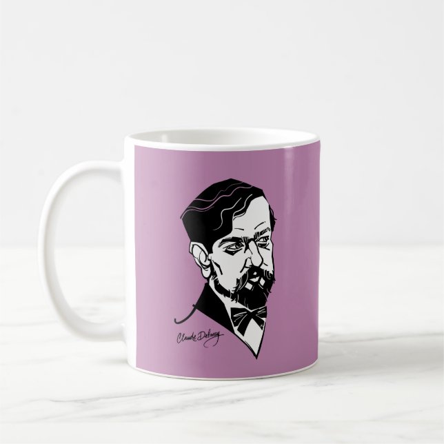Claude Debussy Kaffeetasse (Links)