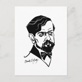 Claude Debussy Postkarte