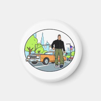 Claude - GTA 3 Magnet