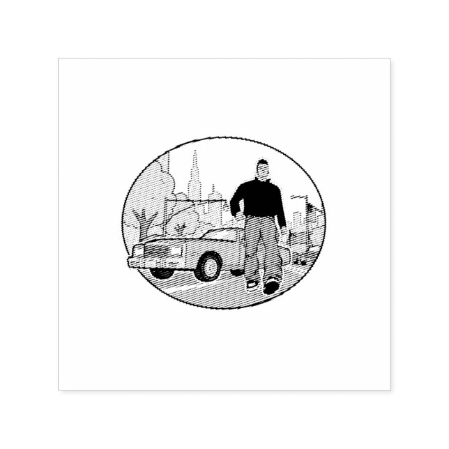 Claude - GTA 3 Permastempel (Design)