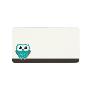 Claude les petits étiquettes de adresse en blanc