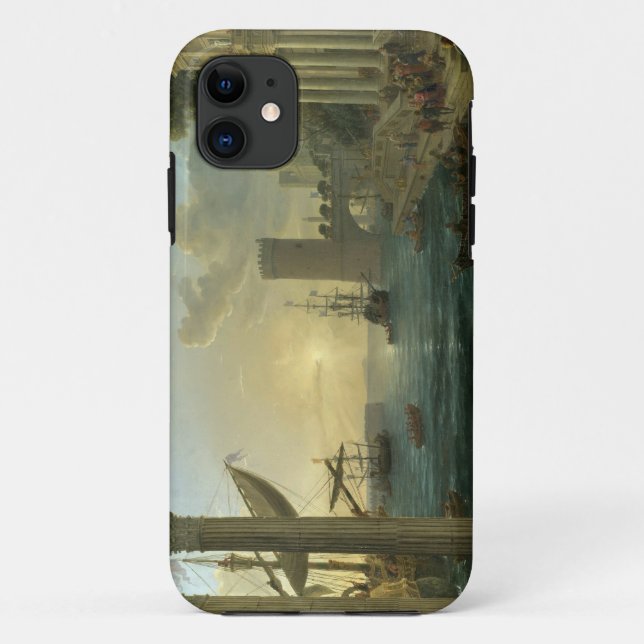 Claude Lorrain-Grafik Case-Mate iPhone Hülle (Rückseite)