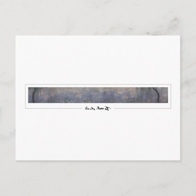 Claude Monet #297-2 - Fine Art Postkarte (Vorderseite)