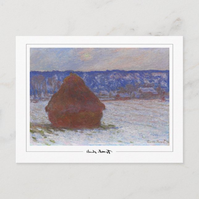 Claude Monet #494 - Fine Art Postkarte (Vorderseite)
