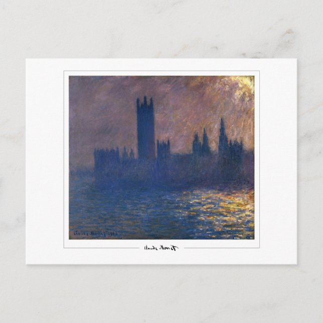 Claude Monet #57 - Fine Art Postkarte (Vorderseite)