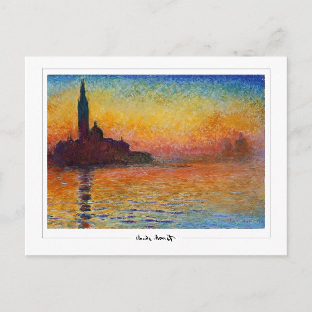 Claude Monet #658-2 - Fine Art Postkarte (Vorderseite)