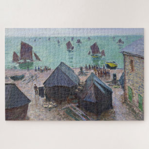 Claude Monet Abfahrt der Boote Étretat