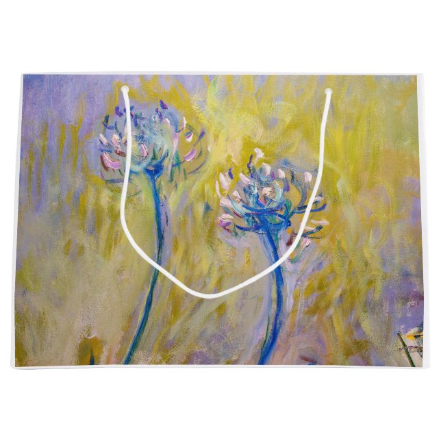 Claude Monet - Agapanthus Große Geschenktüte (Vorderseite)