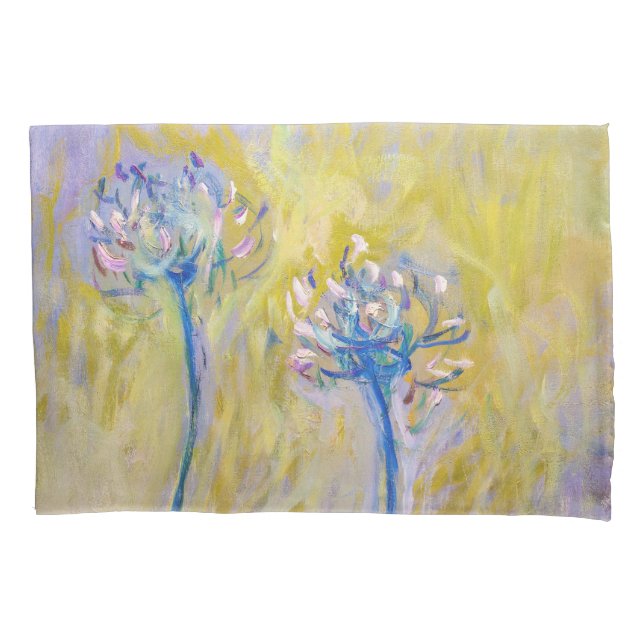 Claude Monet - Agapanthus Kissenbezug (Vorderseite)