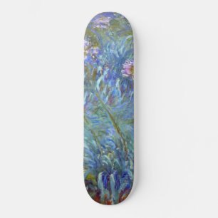 Claude Monet Agapanthus Kunstgalerie Al Porto  Skateboard