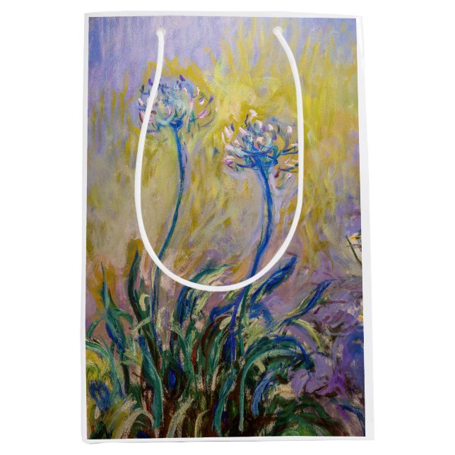 Claude Monet - Agapanthus Mittlere Geschenktüte (Vorderseite)