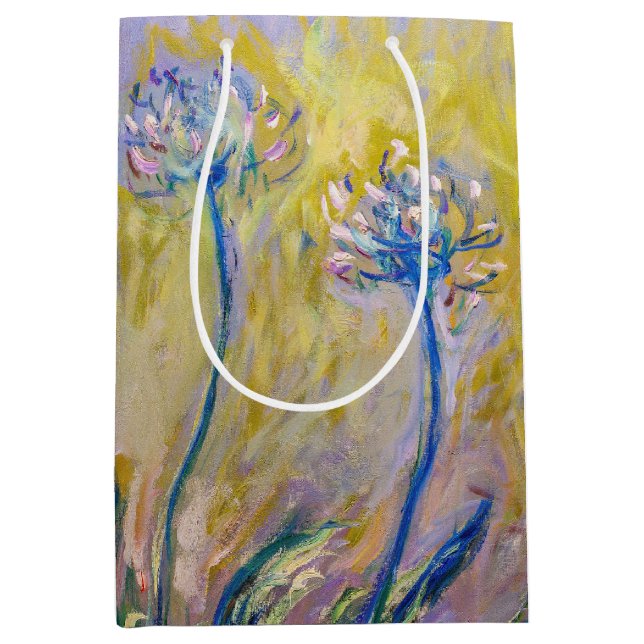 Claude Monet - Agapanthus Mittlere Geschenktüte (Vorderseite)