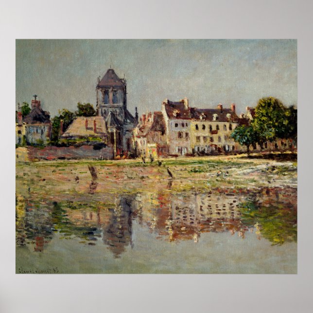 Claude Monet | Am Fluss Vernon, 1883 Poster (Vorne)