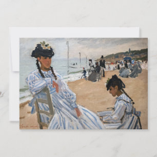 Claude Monet - Am Strand von Trouville Einladung